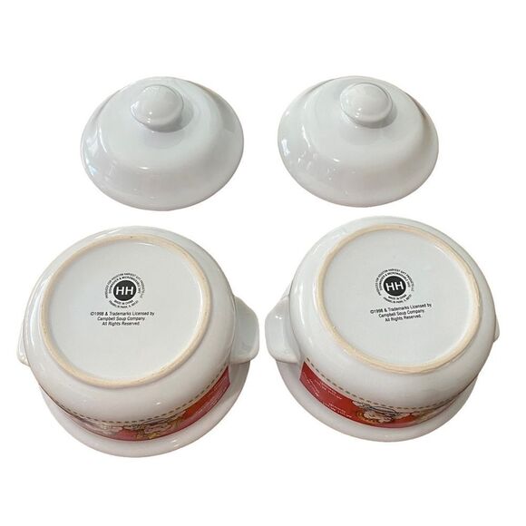 HOUSTON HARVEST GIFT PRODUCTS - CAMPBELL SOUP COMPANY - SET OF 2 - BOWL & LID - Picture 5 of 8